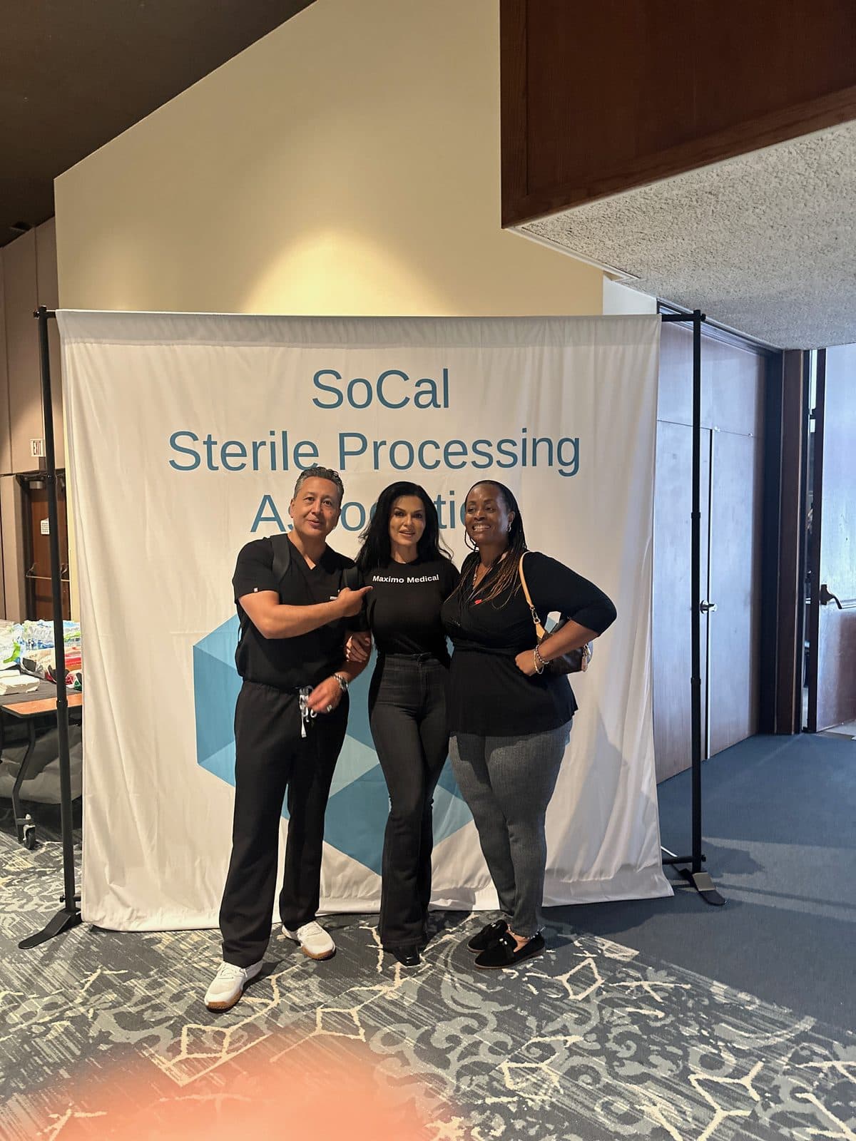 The Maximo Medical team at a sterile processing association event
