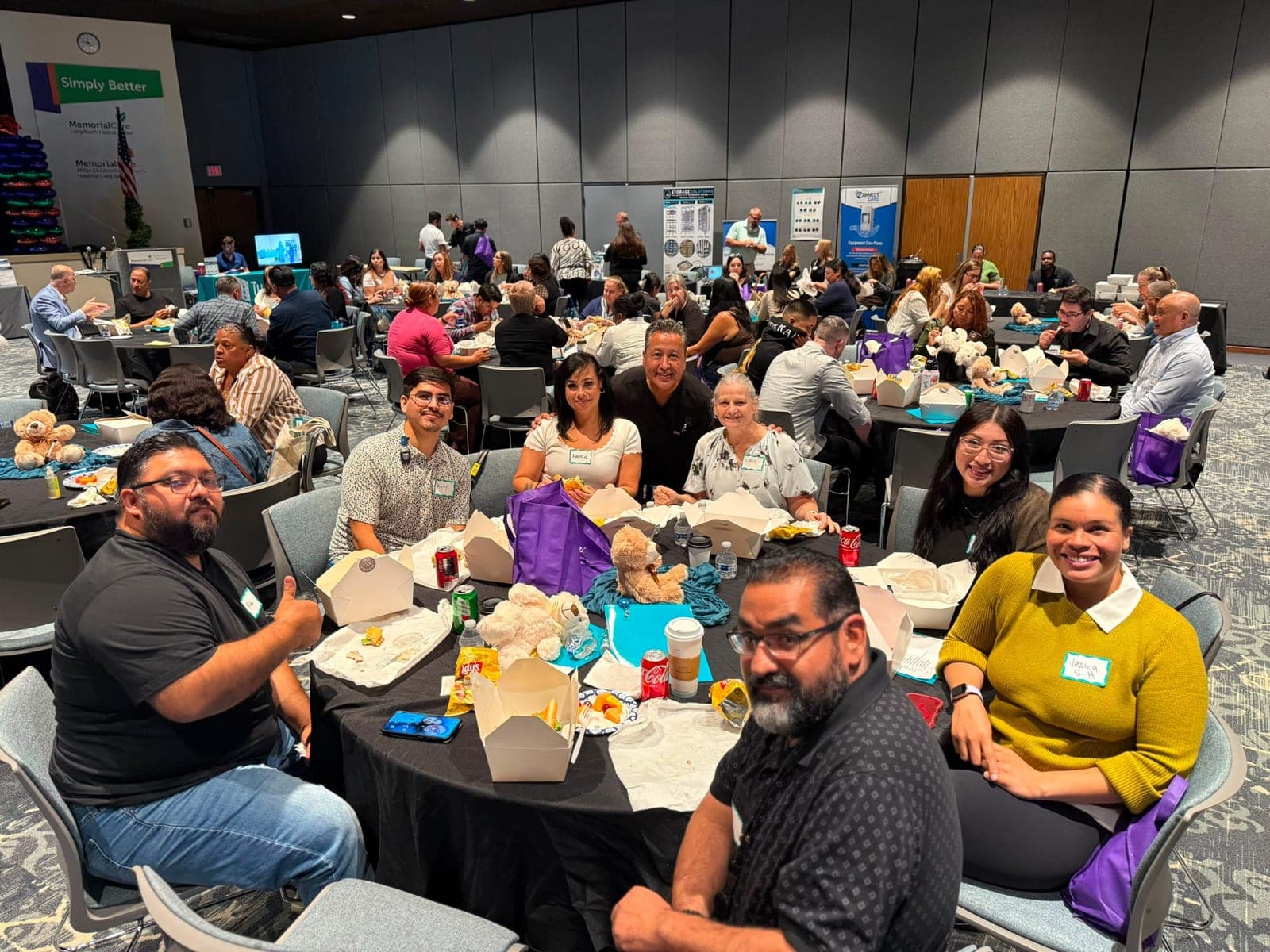 Attendees networking over lunch at the PWSPA 40th Annual Convention & Vendor Expo