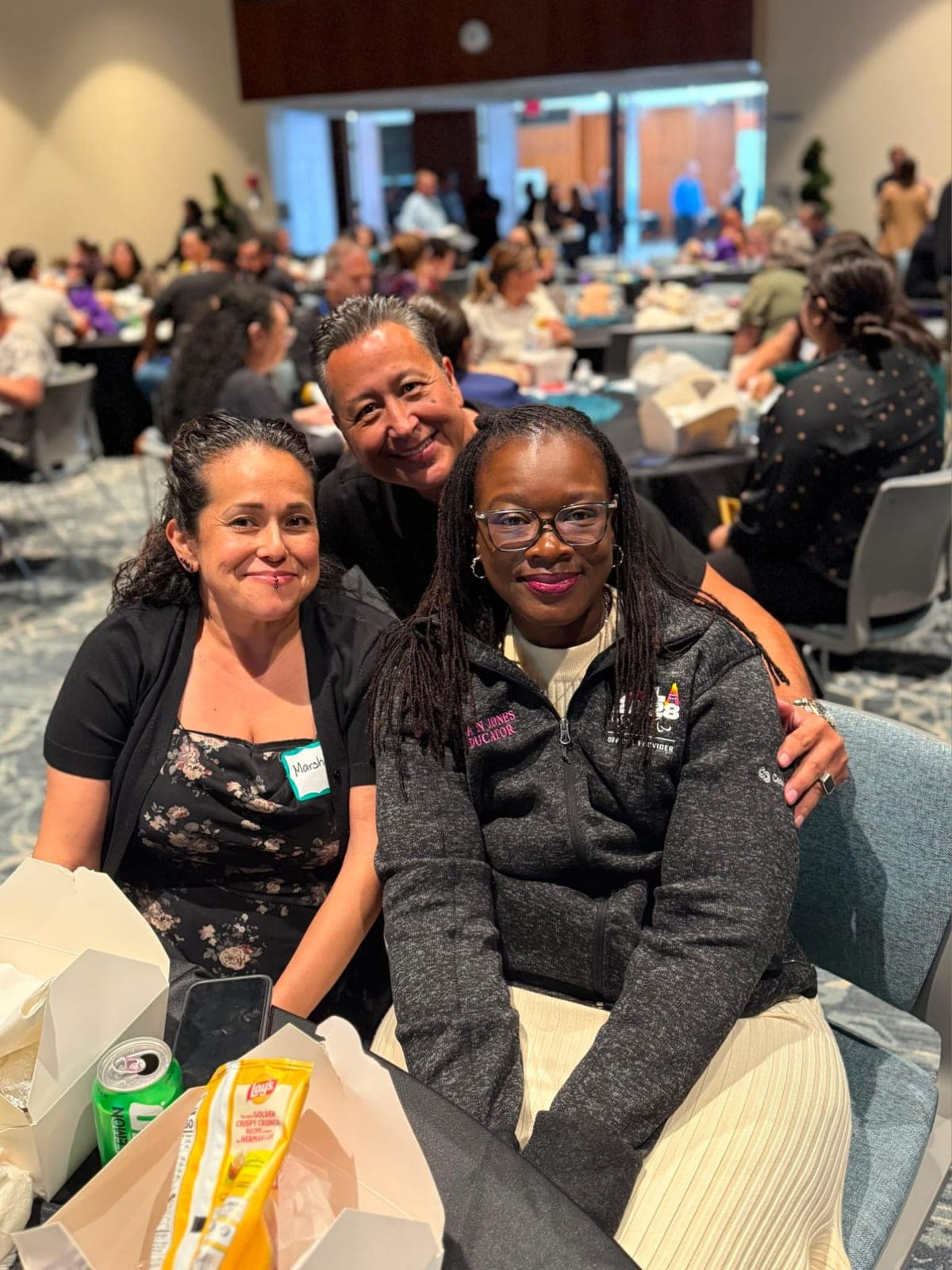 Colleagues connecting at the PWSPA 40th Annual Convention & Vendor Expo
